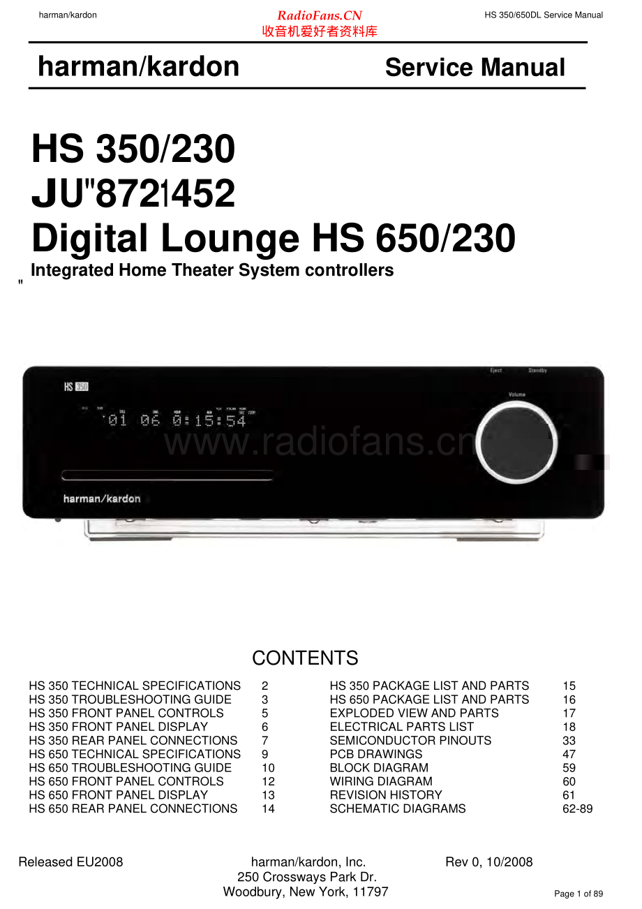 HarmanKardon-DLHS650_230-hcs-sm维修电路原理图.pdf_第1页