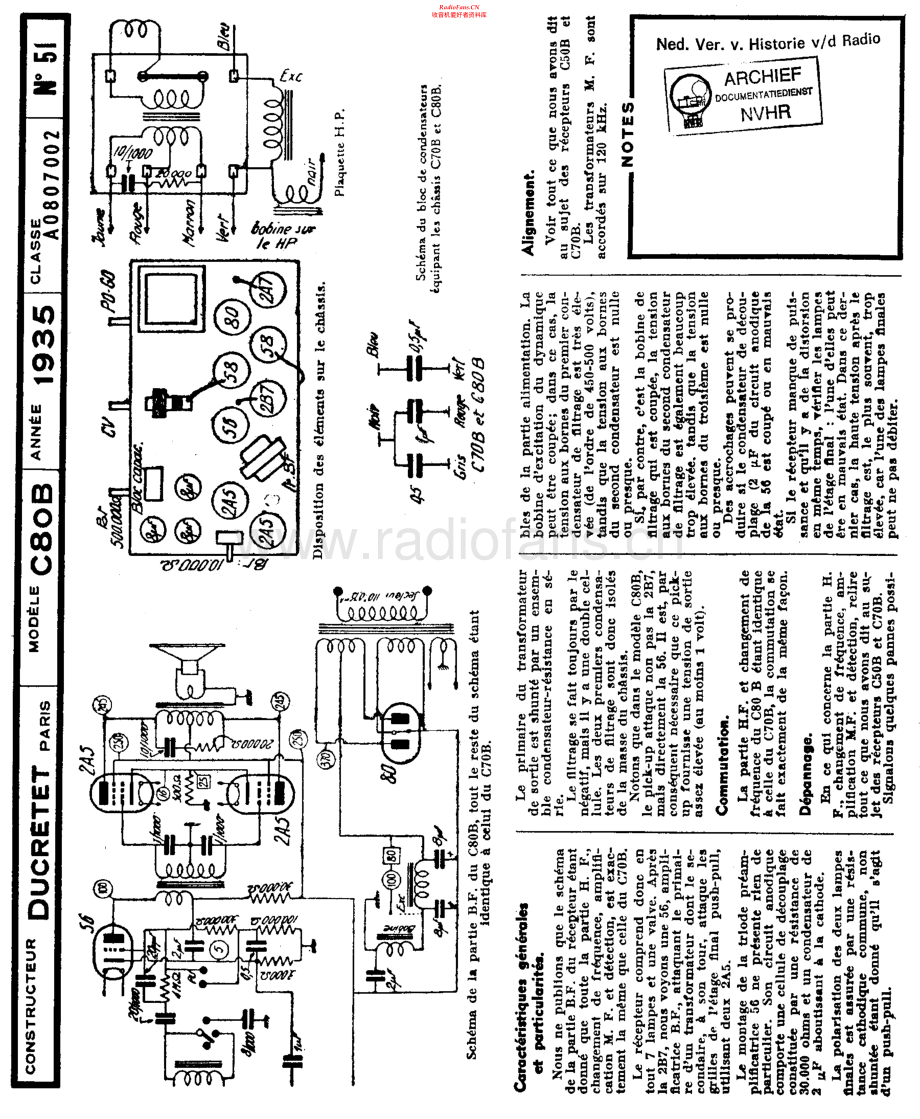 Ducretet-C80B-rec-sm维修电路原理图.pdf_第1页