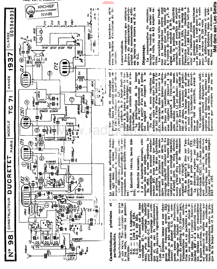 Ducretet-TC70-rec-sch2维修电路原理图.pdf_第1页