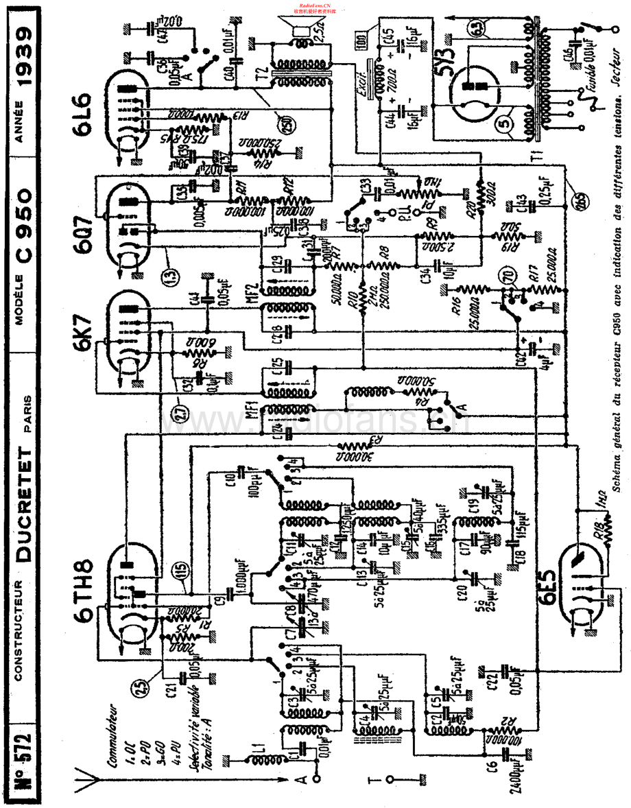 Ducretet-C950-rec-sch维修电路原理图.pdf_第2页