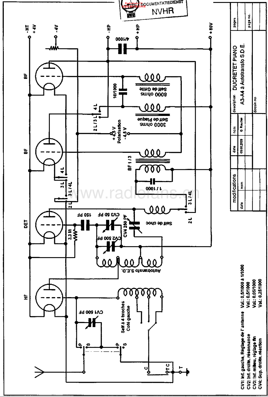 Ducretet-A4-rec-sch维修电路原理图.pdf_第1页