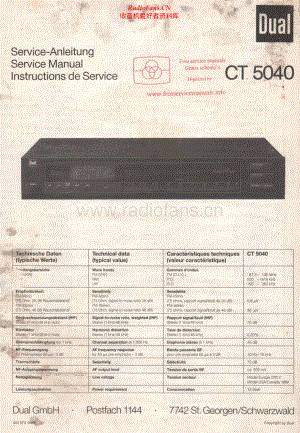 Dual-CT5040-tun-sm维修电路原理图.pdf