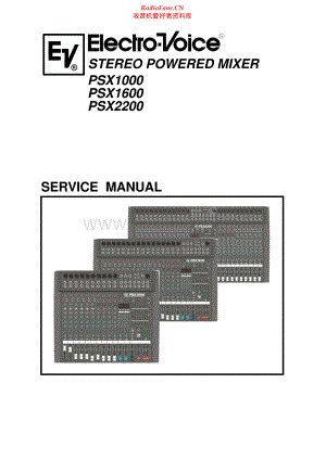 ElectroVoice-PSX1600-mix-sm维修电路原理图.pdf