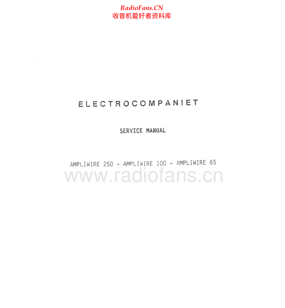 Electrocompaniet-AW250-pwr-sm维修电路原理图.pdf_第1页