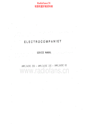 Electrocompaniet-AW250-pwr-sm维修电路原理图.pdf