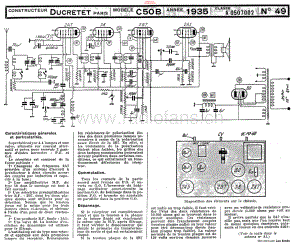 Ducretet-C50B_1933-rec-sm维修电路原理图.pdf