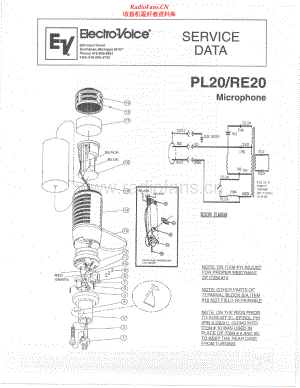 ElectroVoice-PL20-mic-sm维修电路原理图.pdf