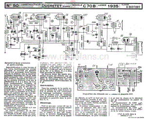 Ducretet-C70B-rec-sch维修电路原理图.pdf