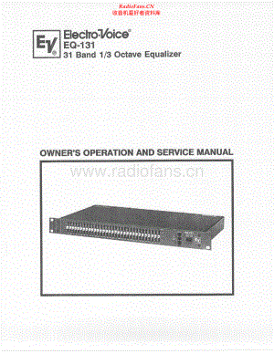 ElectroVoice-EQ131-eq-sm维修电路原理图.pdf