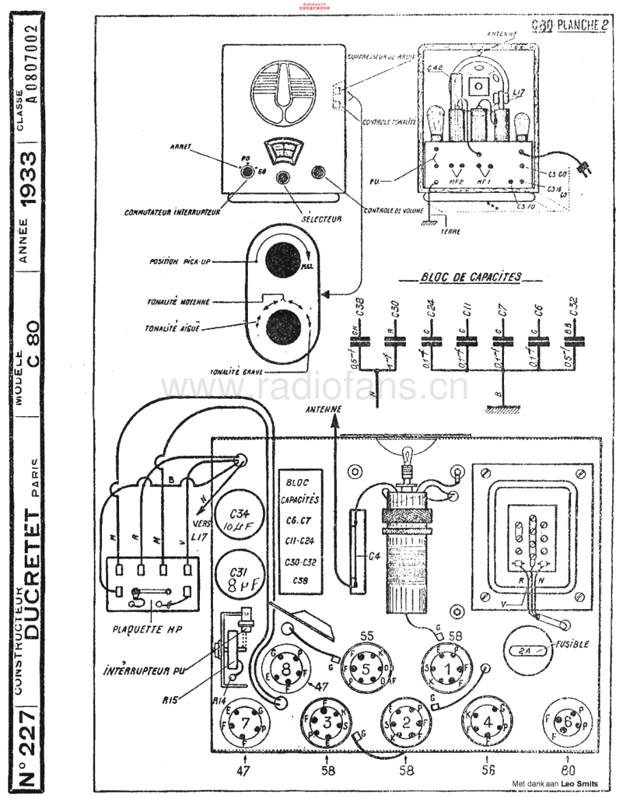 Ducretet-C80-rec-sch维修电路原理图.pdf_第1页