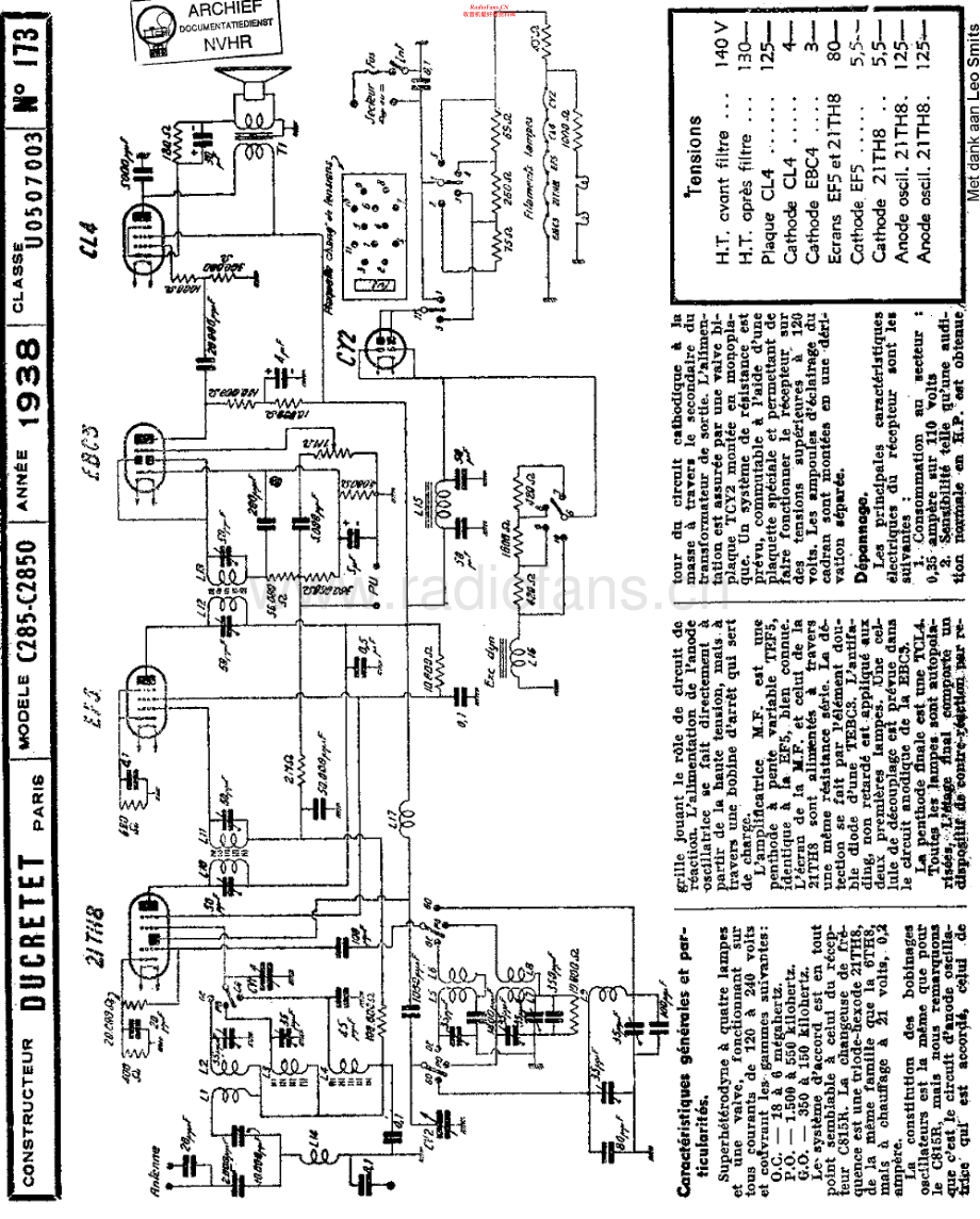 Ducretet-C2850-rec-sm维修电路原理图.pdf_第1页