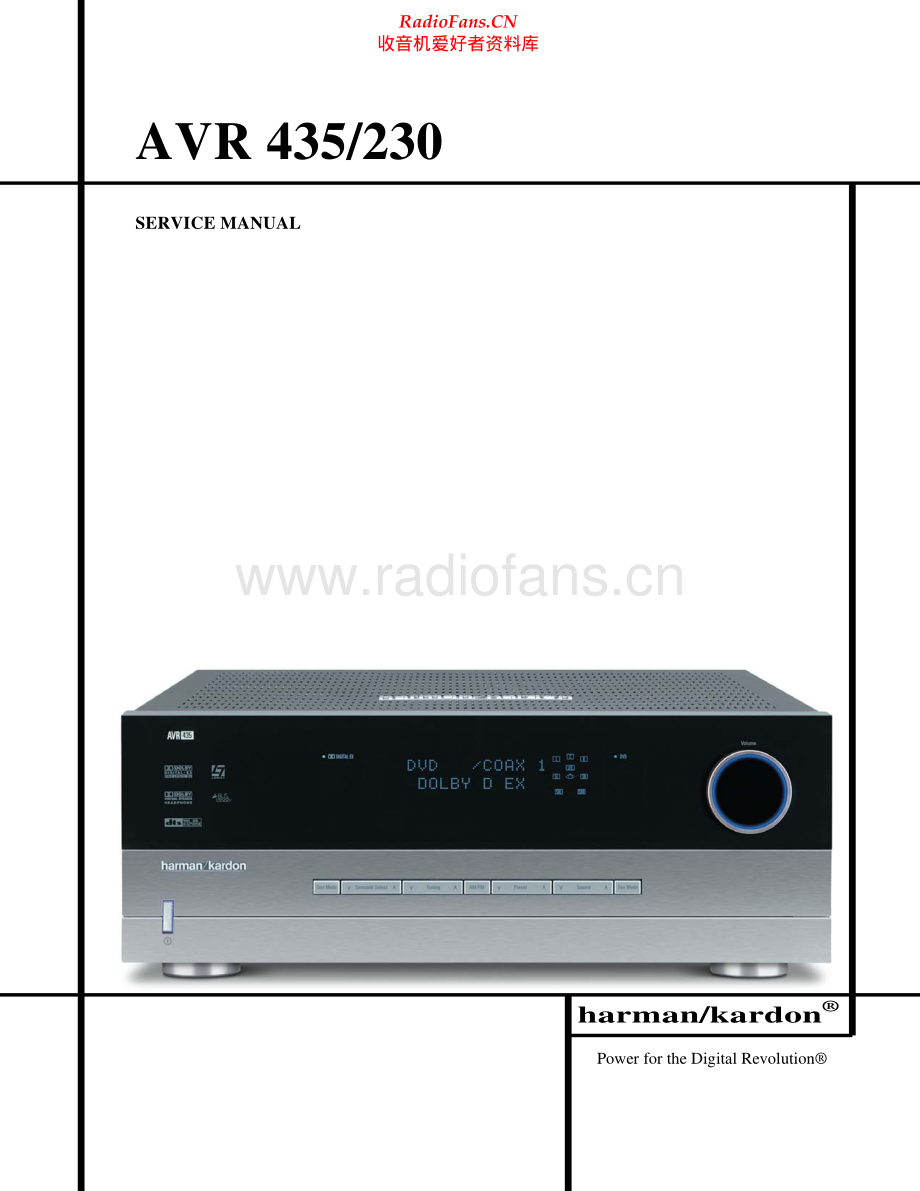 HarmanKardon-AVR435_230-avr-sm维修电路原理图.pdf_第1页