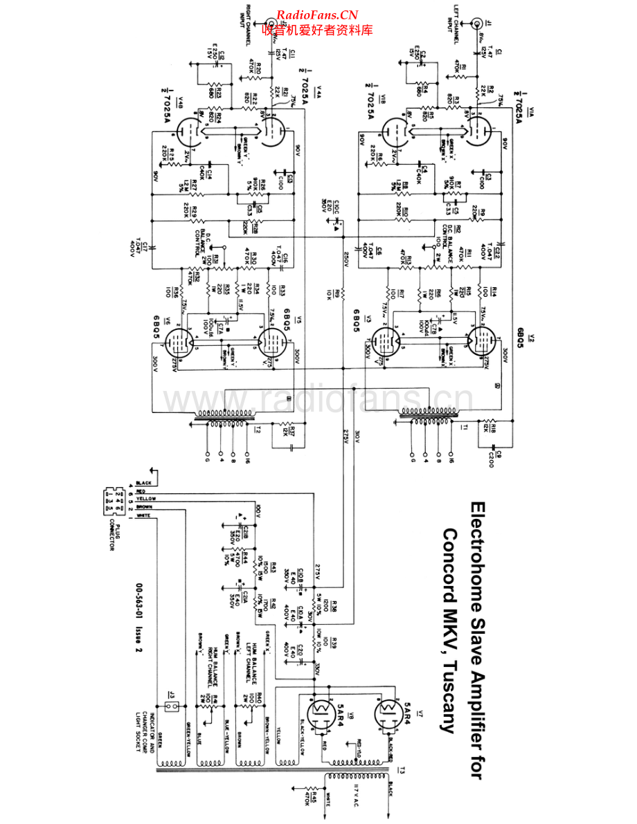 Electrohome-6BQ5-pwr-sch维修电路原理图.pdf_第1页