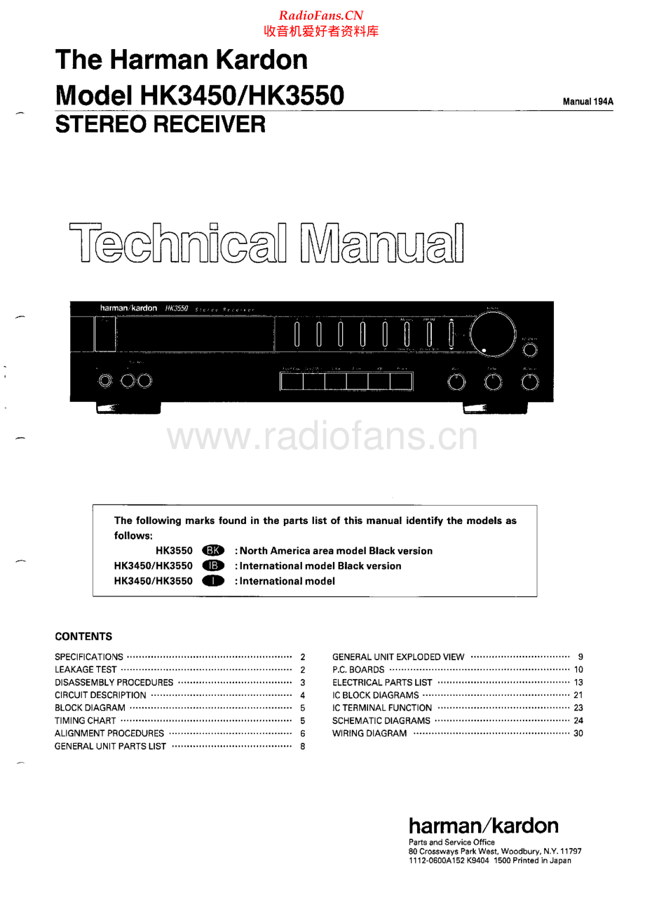 HarmanKardon-HK3550-rec-sm维修电路原理图.pdf_第1页