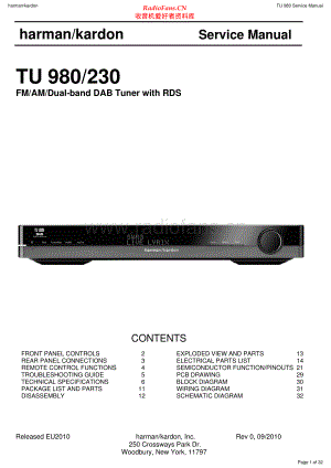 HarmanKardon-TU980_230-tun-sm维修电路原理图.pdf