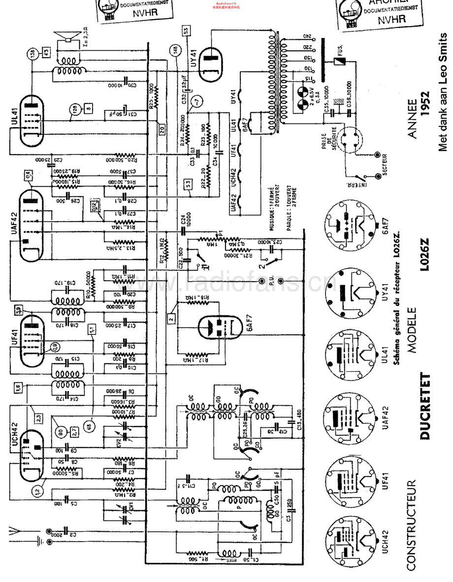 Ducretet-L026Z-rec-sm维修电路原理图.pdf_第1页
