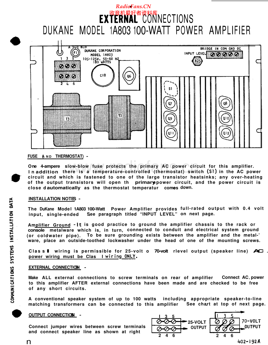 Dukane-1A803-pwr-sch维修电路原理图.pdf_第1页