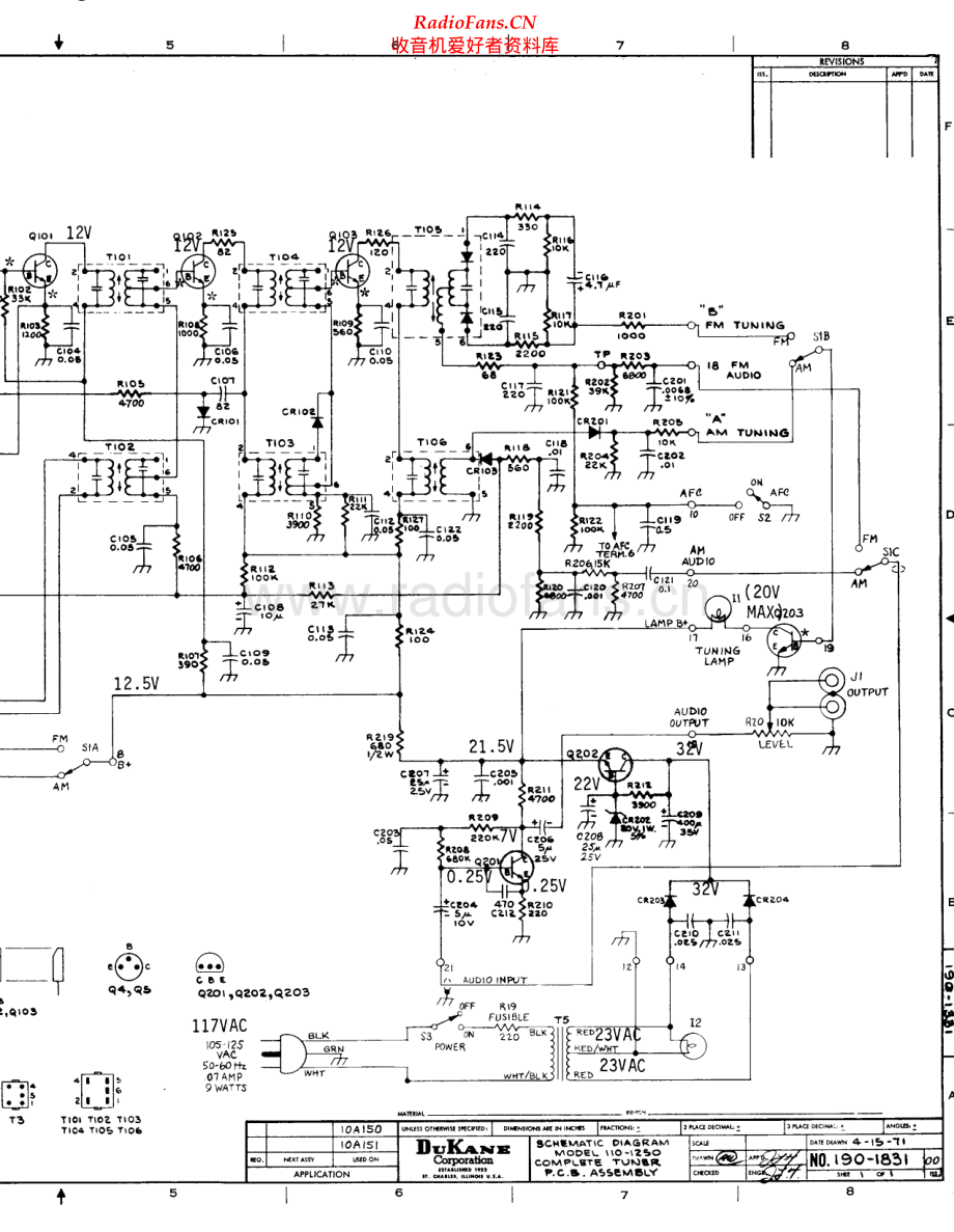 Dukane-10A151-tun-sch维修电路原理图.pdf_第2页