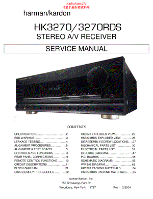 HarmanKardon-HK3270-rec-sm维修电路原理图.pdf