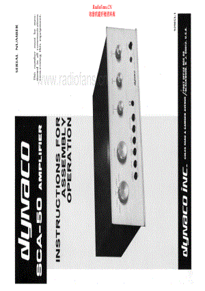 Dynaco-SCA50-int-sm1维修电路原理图.pdf