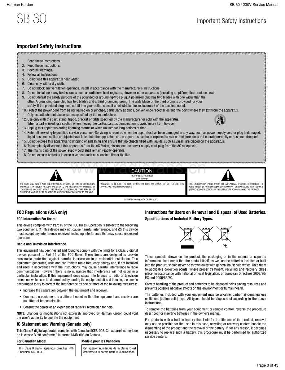 HarmanKardon-SB30_230-spk-sm维修电路原理图.pdf_第3页