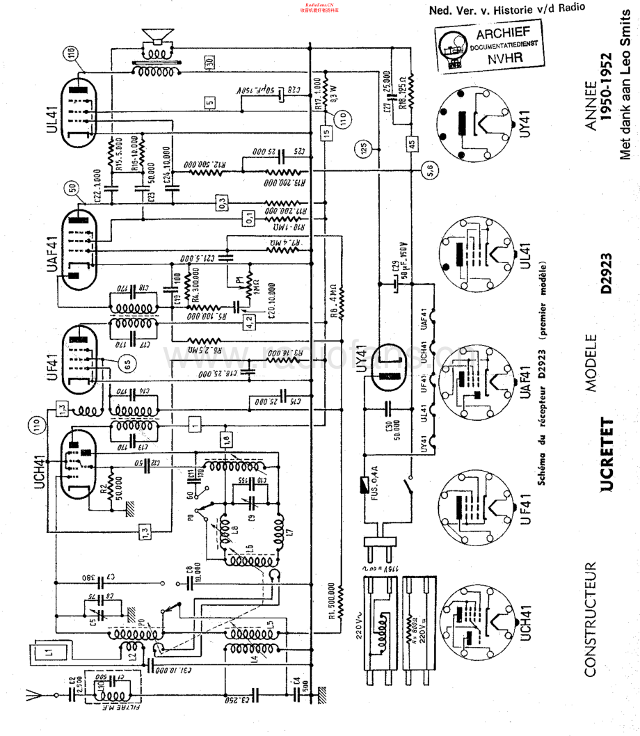 Ducretet-D2923-rec-sm维修电路原理图.pdf_第1页