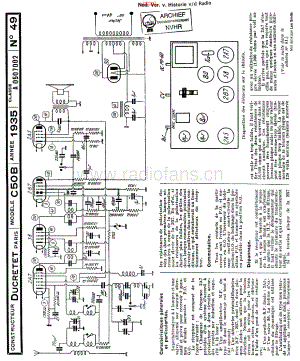 Ducretet-C50B_1935-rec-sm维修电路原理图.pdf
