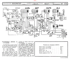 Ducretet-C815R-rec-sch维修电路原理图.pdf