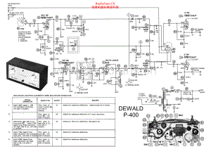 Dewald-P400-mpx-sch维修电路原理图.pdf