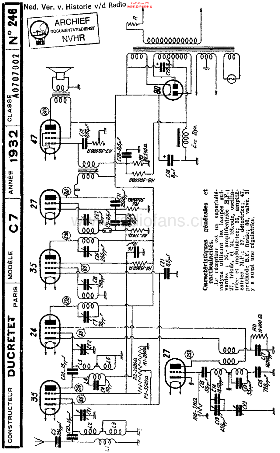 Ducretet-C7-rec-sm维修电路原理图.pdf_第1页