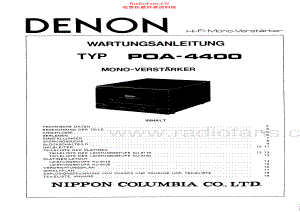 Denon-POA4400-pwr-sm维修电路原理图.pdf