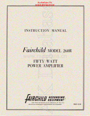 Fairchild-260R-pwr-sm维修电路原理图.pdf