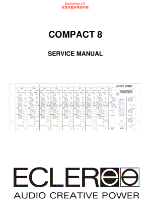 Ecler-Compact8-mix-sm维修电路原理图.pdf