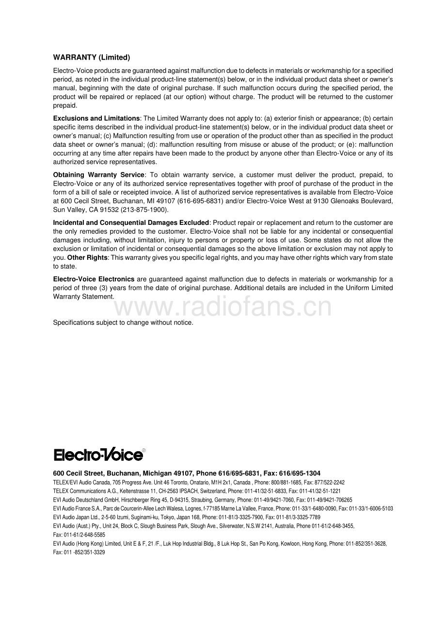 ElectroVoice-PSX2200-mix-sm维修电路原理图.pdf_第3页