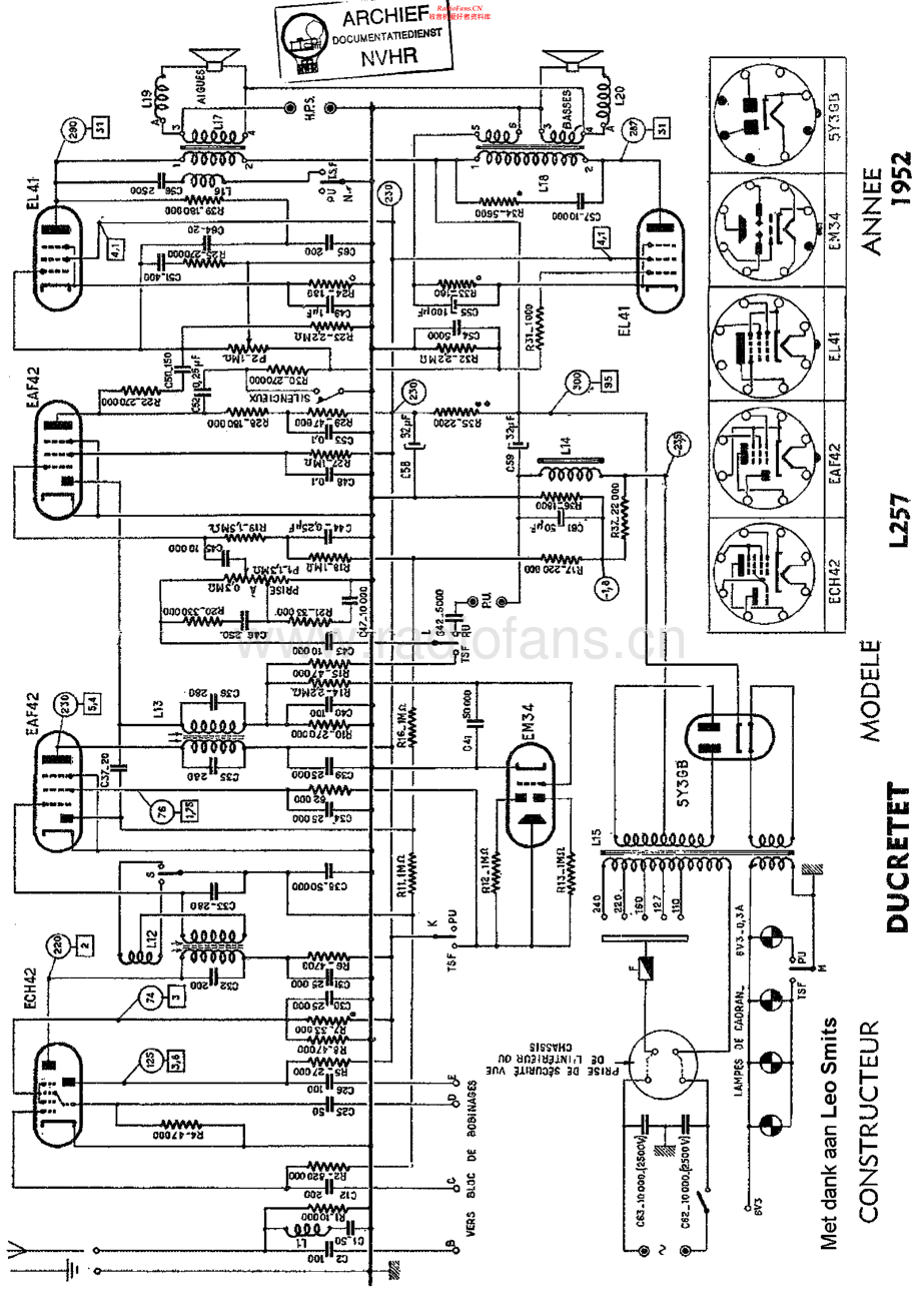 Ducretet-L257-rec-sch维修电路原理图.pdf_第1页