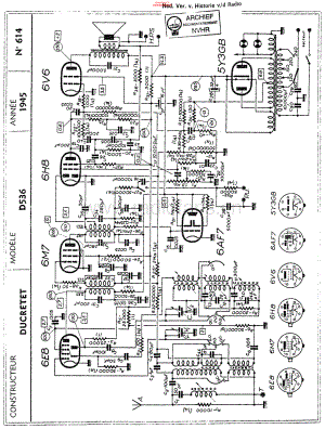 Ducretet-D536-rec-sch维修电路原理图.pdf