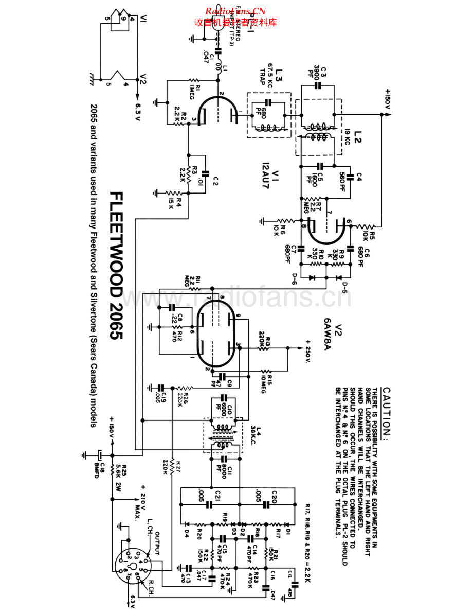 Fleetwood-2065-mpx-sch维修电路原理图 维修电路原理图.pdf_第1页
