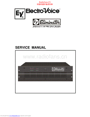 ElectroVoice-Eliminator-pwr-sm维修电路原理图.pdf