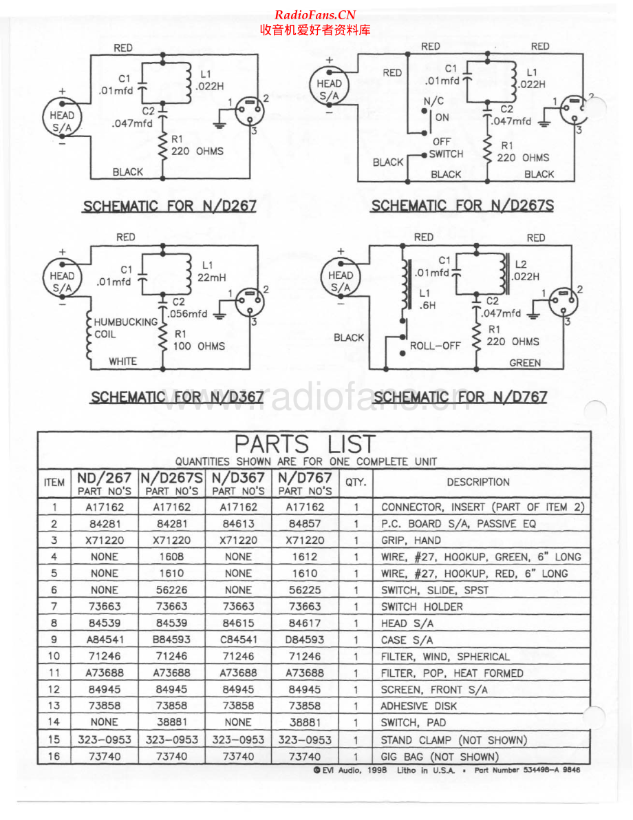 ElectroVoice-ND767-mic-sm维修电路原理图.pdf_第2页