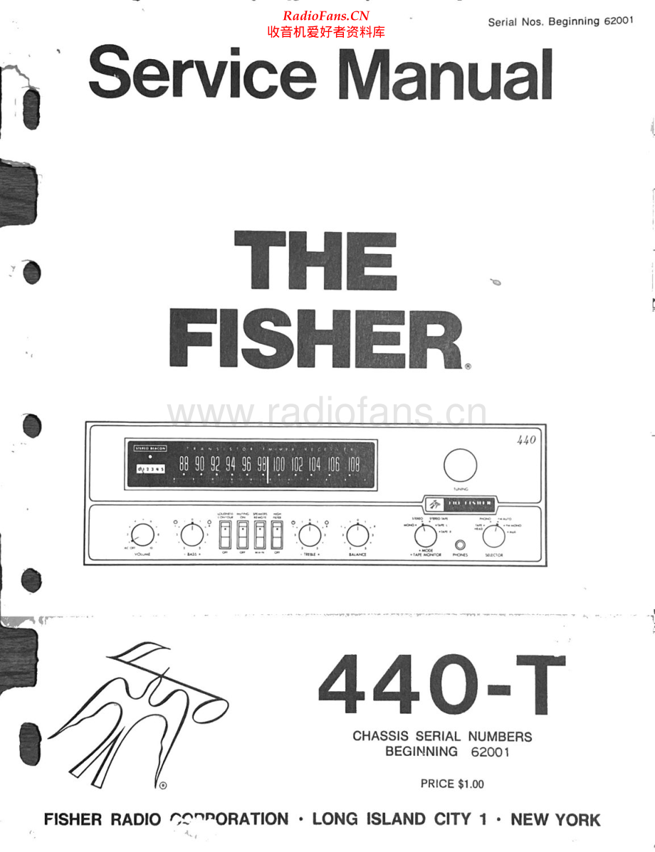 Fisher-440T_IIII-rec-sm维修电路原理图.pdf_第1页