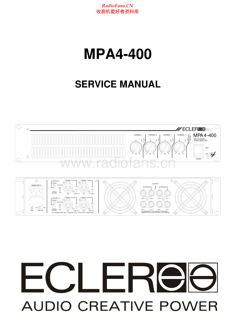 Ecler-MPA4_400-pwr-sm维修电路原理图.pdf_第1页