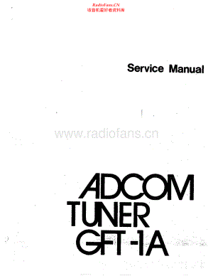Adcom-GFT1A-tun-sm维修电路原理图.pdf