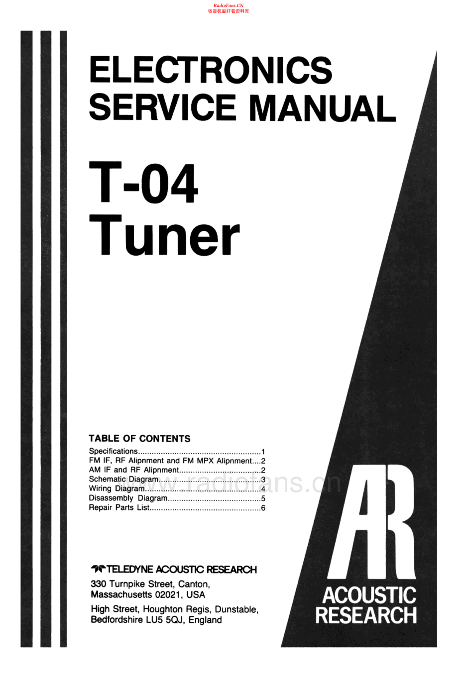 AcousticResearch-T04-tun-sm维修电路原理图.pdf_第2页