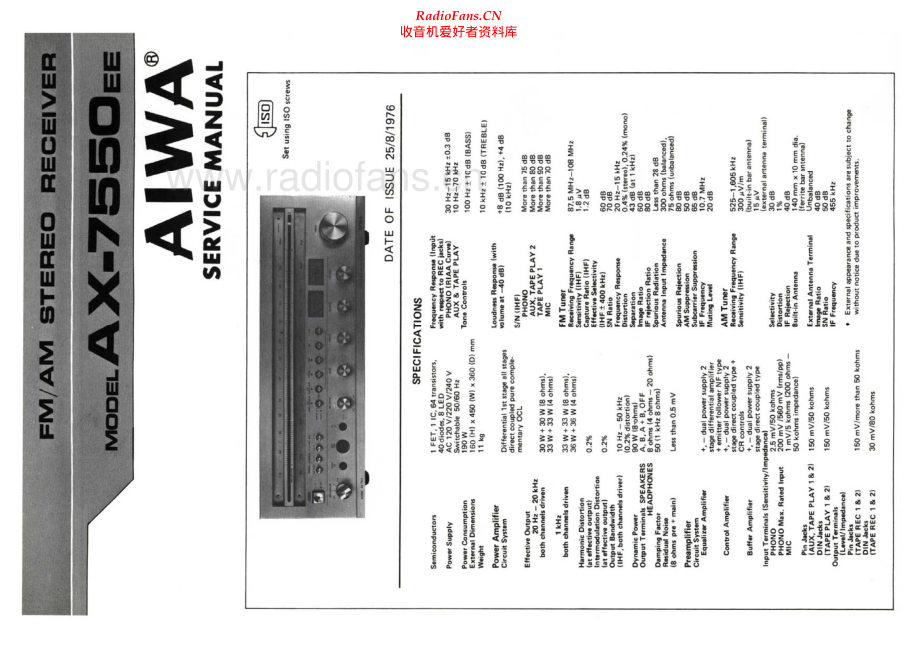 Aiwa-AX7550-rec-sm维修电路原理图.pdf_第1页
