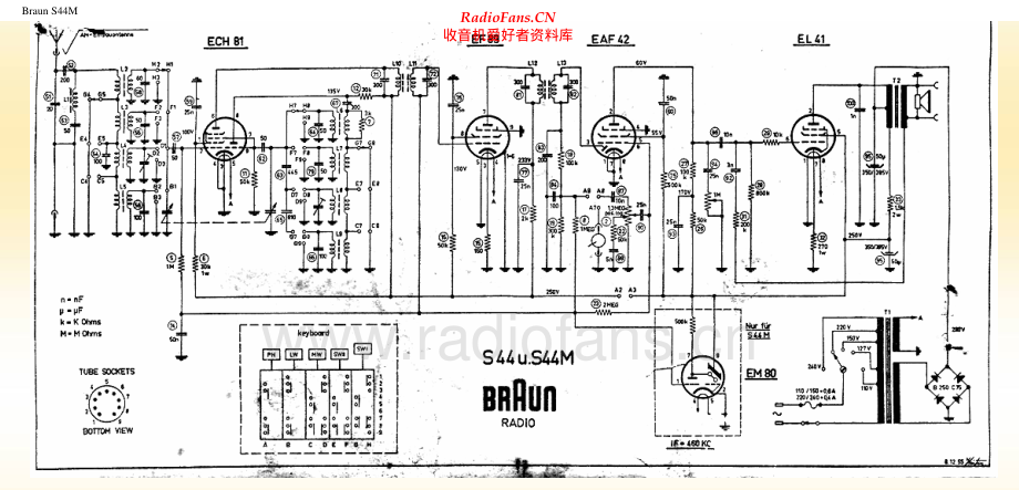 Braun-S44M-rec-sch维修电路原理图.pdf_第1页