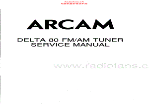 Arcam-Delta80-tun-sm维修电路原理图.pdf