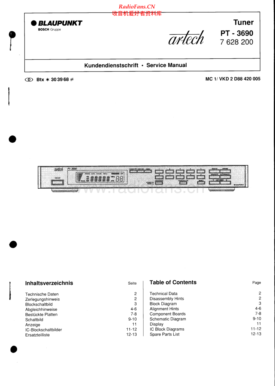 Blaupunkt-PT3690-tun-sm维修电路原理图.pdf_第1页