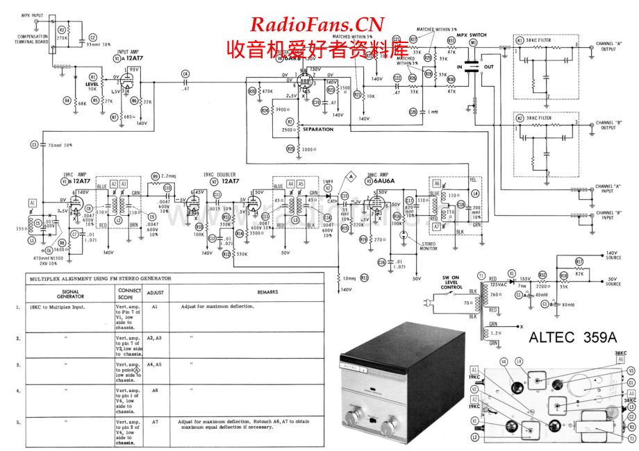 AltecLansing-359A-tun-sch1维修电路原理图.pdf_第1页