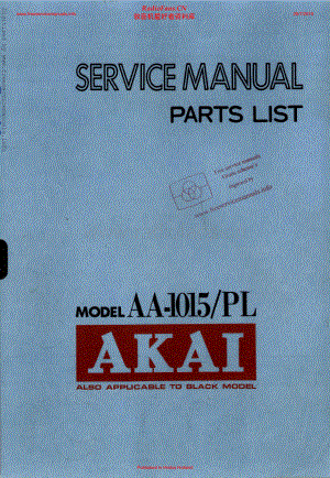 Akai-AA1015-rec-sm维修电路原理图.pdf