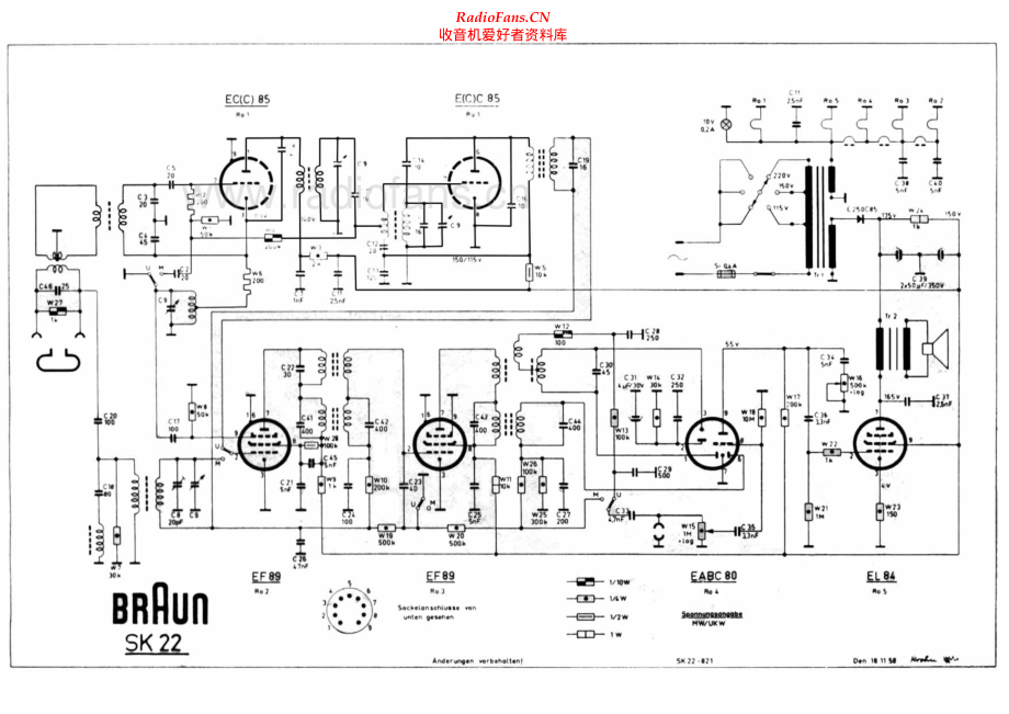Braun-SK22-rec-sch维修电路原理图.pdf_第1页